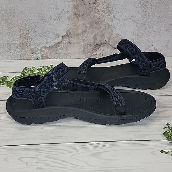 Teva Hurricane 4 Outdoor Sandals Blue and Black Colorway Mens Size 14 main image 4